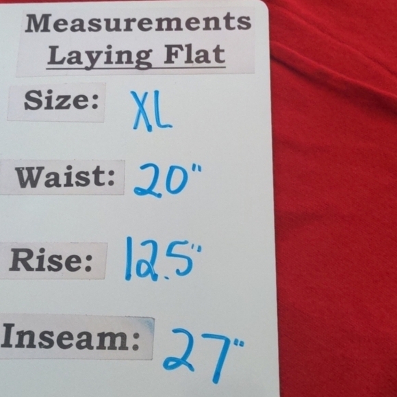 Antonio Melani Candy Apple Red Cashmere Elizabeth Jogger Pants - Picture 8 of 8